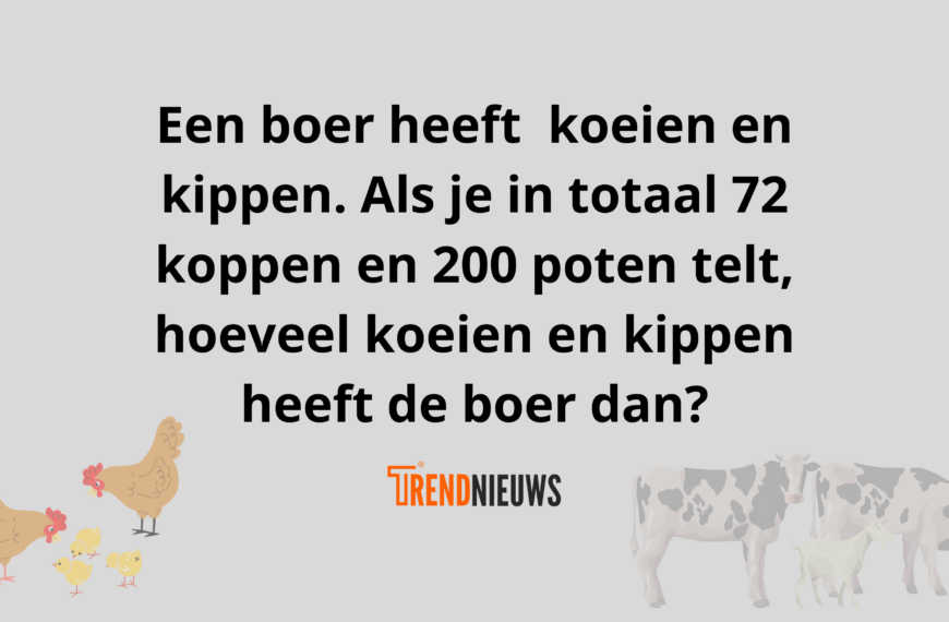 Uit onderzoek blijkt dat 85% van Nederland het correcte antwoord niet weet