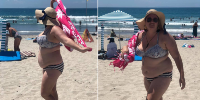 Deze vrouw leert mannen lesje die haar uitlachen omdat ze een bikini draagt