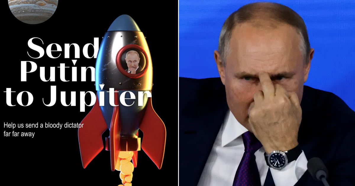 Er is 1.8 miljoen euro opgehaald om Vladimir Poetin naar Jupiter te…
