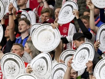 Ajax voor de 36e keer in de geschiedenis kampioen van Nederland