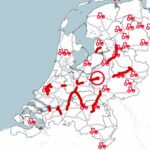 Foto's en video's: Boeren massaal onderweg naar de Veluwe
