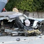 Zeer zwaar verkeersongeluk in Tilburg, niets meer van auto over