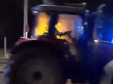 Zien: Boeren negeren noodbevel en zijn massaal onderweg naar Den Haag