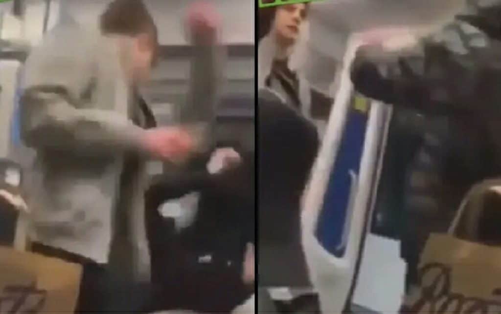 Irritant joch valt meneer lastig in de trein, maar dan komen er twee Polen