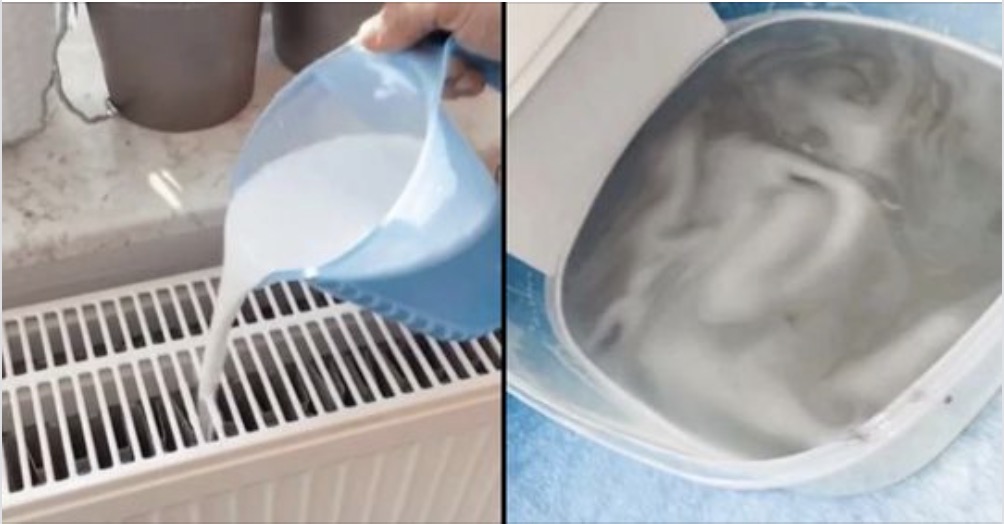 Moeder gebruikt wasmiddel om radiator schoon te maken – het resultaat is bizar