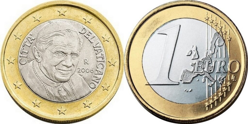 zeldzame 1-euromunten